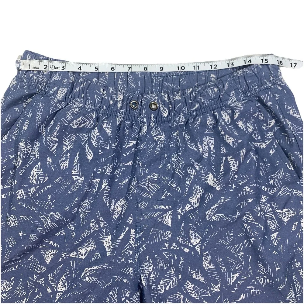 Prana Mens Large Swim Shorts Unlined Blue 6